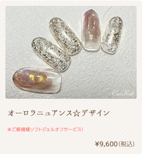 オーロラニュアンス☆デザイン　¥9,600（税込）