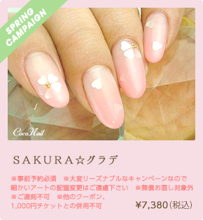 SAKURA☆グラデ　¥7,380（税込）